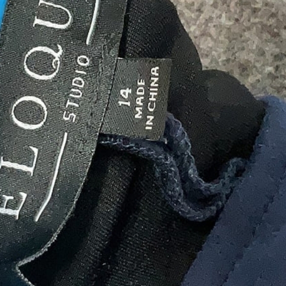 Eloquii Faux Suede Embroidered Top | Size 14 - EUC - Picture 4 of 4